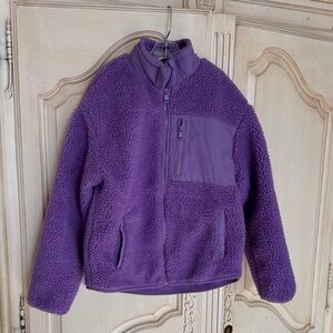 Zara Kids Purple Fleece Jacket